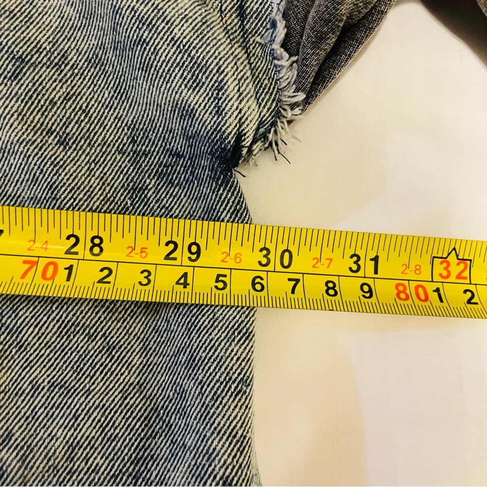 Oli & Hali Two-Tone Jean Jacket sz L Oversized - Picture 8 of 16